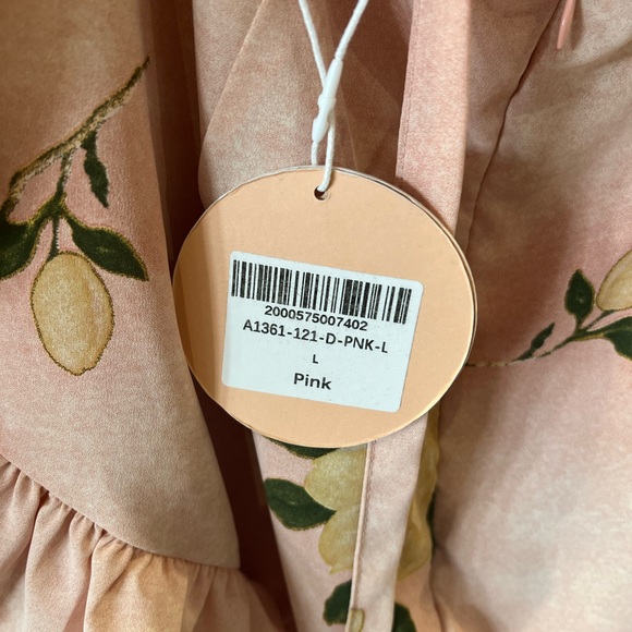 Summer floral Mini Dress Pink - Picture 3 of 4